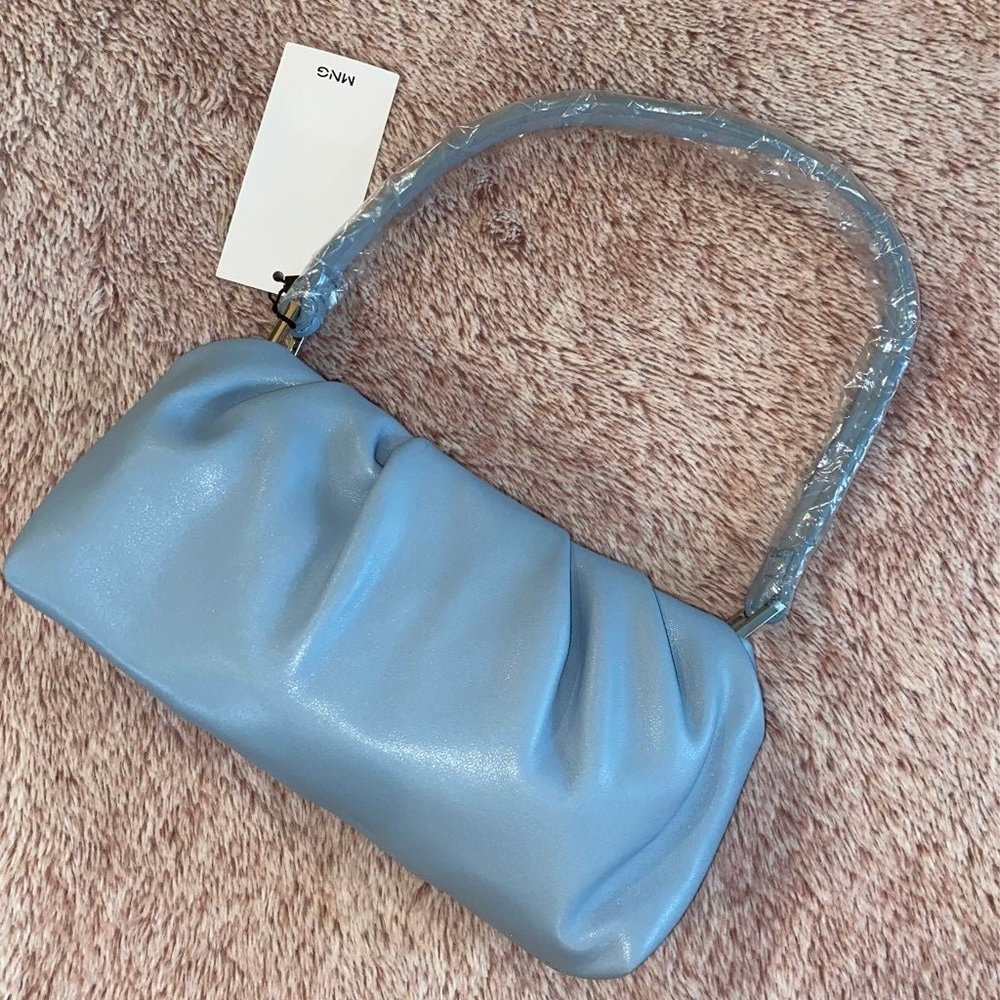 Mango Shoulder Bag Cute Small Ruche